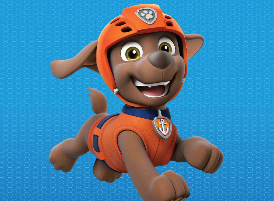 Paw Patrol Characters - Biography Zuma - Desktop image